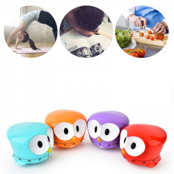 Cartoon Animal Owl Timer Kitchen Desktop Alarm Clock