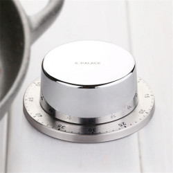 Magnet Timer Kitchen Stainless Steel Timer Creative Alarm Clock Mechanical Reminder Countdown Pomodoro