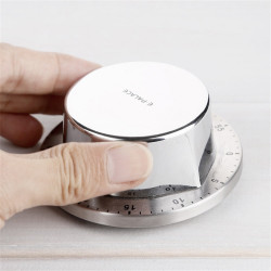 Magnet Timer Kitchen Stainless Steel Timer Creative Alarm Clock Mechanical Reminder Countdown Pomodoro