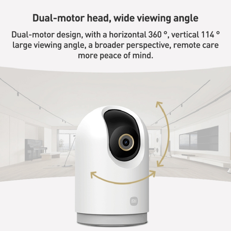 Xiaomi Smart Camera 3 Pro PTZ — 360° Panorama, 350W Pixels, Two-Way Voice (US Plug, White) - Image 4