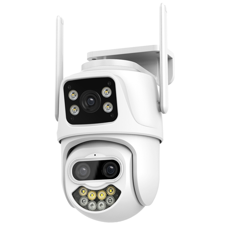 QX102 3MP Triple WiFi Camera — Two-Way Voice Intercom & Infrared Night Vision (AU Plug)