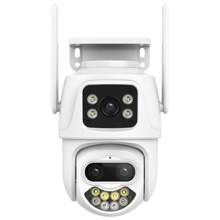 QX102 3MP Triple WiFi Camera — Two-Way Voice Intercom & Infrared Night Vision (AU Plug) - Image 2