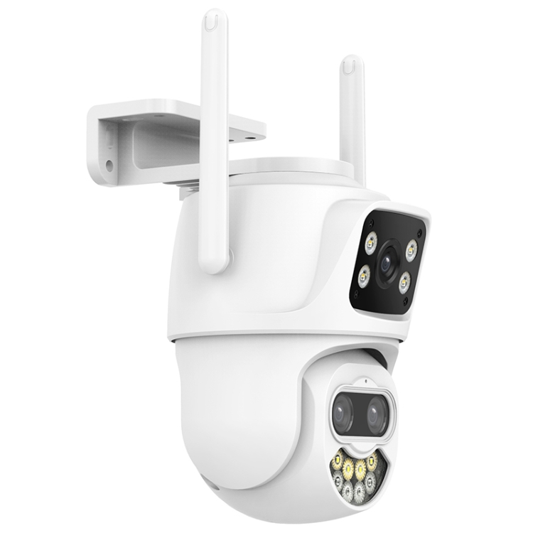 QX102 3MP Triple WiFi Camera — Two-Way Voice Intercom & Infrared Night Vision (AU Plug) - Image 3