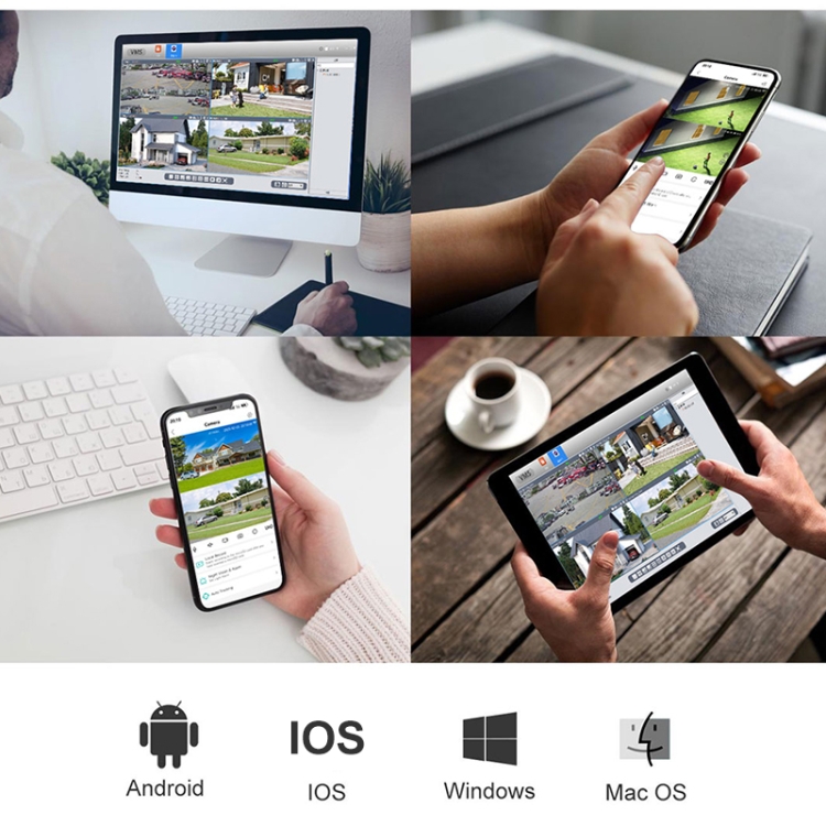 QX102 3MP Triple WiFi Camera — Two-Way Voice Intercom & Infrared Night Vision (AU Plug) - Image 21