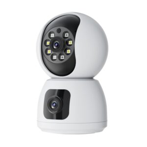 Y6203 4MP Zoom HD Indoor Smart WiFi Camera — Waterproof, UK Plug (White)