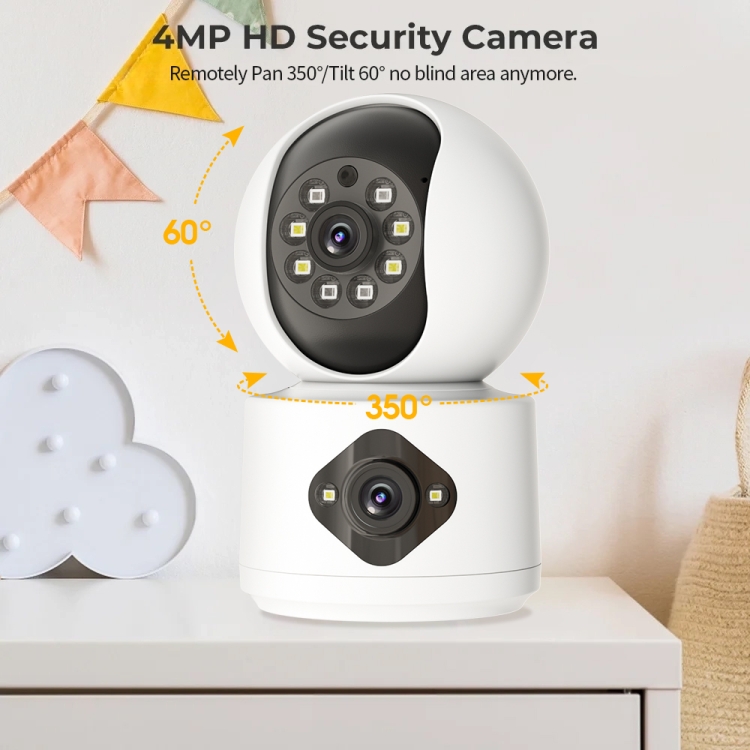 Y6204 4MP Zoom HD Indoor Waterproof Smart WiFi Camera, UK Plug, EU Plug, US Plug, AU Plug - Image 5