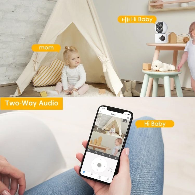 Y6204 4MP Zoom HD Indoor Waterproof Smart WiFi Camera, UK Plug, EU Plug, US Plug, AU Plug - Image 6