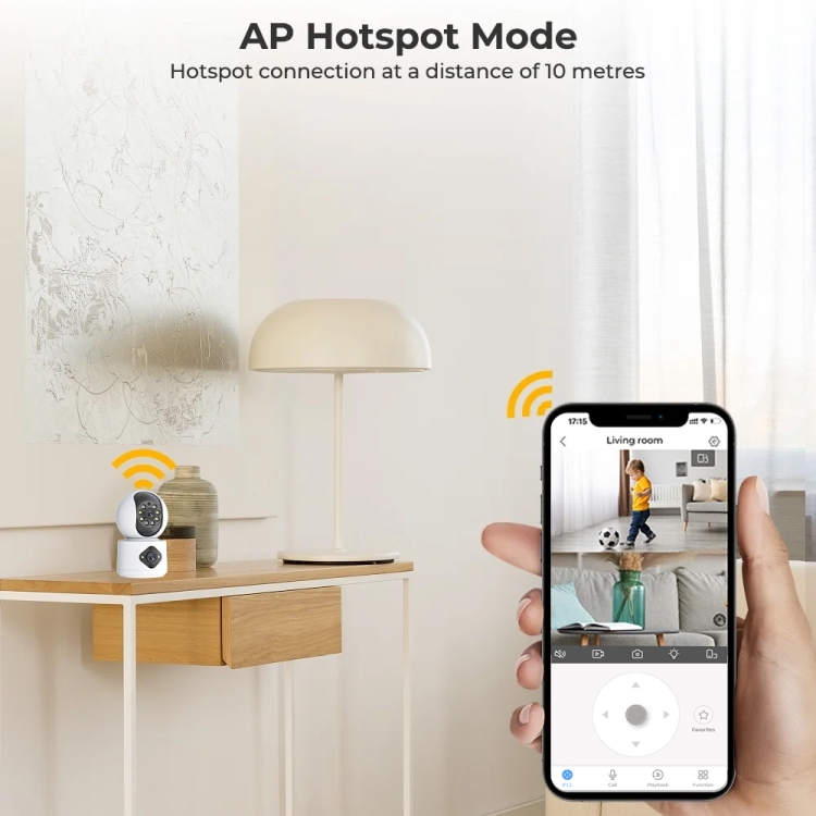 Y6204 4MP Zoom HD Indoor Waterproof Smart WiFi Camera, UK Plug, EU Plug, US Plug, AU Plug - Image 7