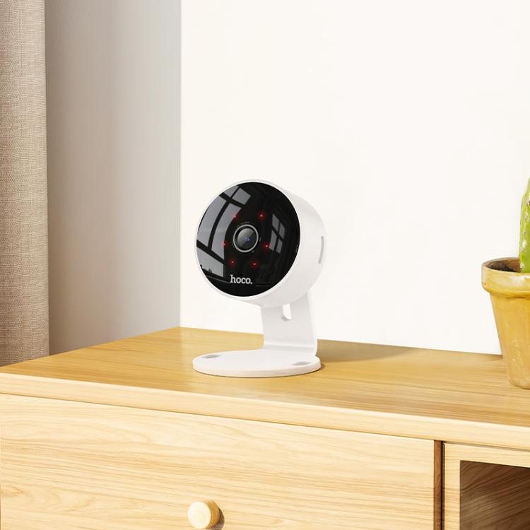 hoco D7 4MP WiFi Indoor Camera — 2.4G, IP54, HD Surveillance (EU Plug) - Image 7