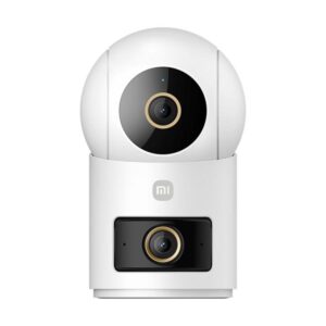 Xiaomi Mijia Smart Camera 4 Dual Lens PTZ — 360° AI Detection, 5MP, WiFi 6, Home Security (US Plug, White)