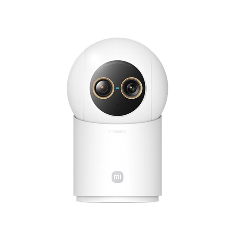 Xiaomi Mijia Smart Camera 4 9X Zoom — AI Facial Recognition, Gesture Call, Two-Way Voice, Baby & Pet Monitor (US Plug, White)