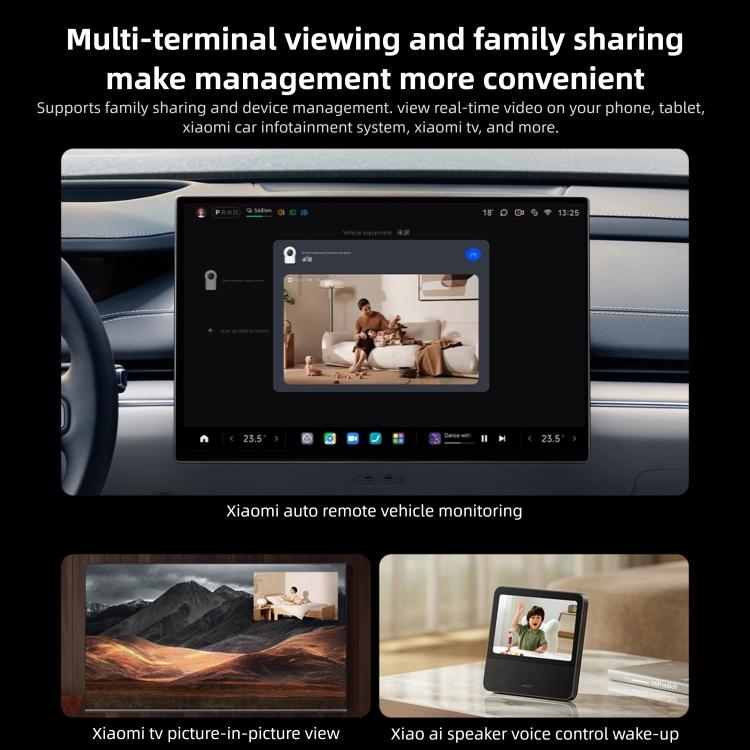 Xiaomi Mijia Smart Camera 4 9X Zoom — AI Facial Recognition, Gesture Call, Two-Way Voice, Baby & Pet Monitor (US Plug, White) - Image 16