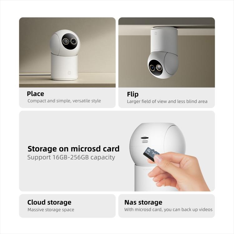 Xiaomi Mijia Smart Camera 4 9X Zoom — AI Facial Recognition, Gesture Call, Two-Way Voice, Baby & Pet Monitor (US Plug, White) - Image 21