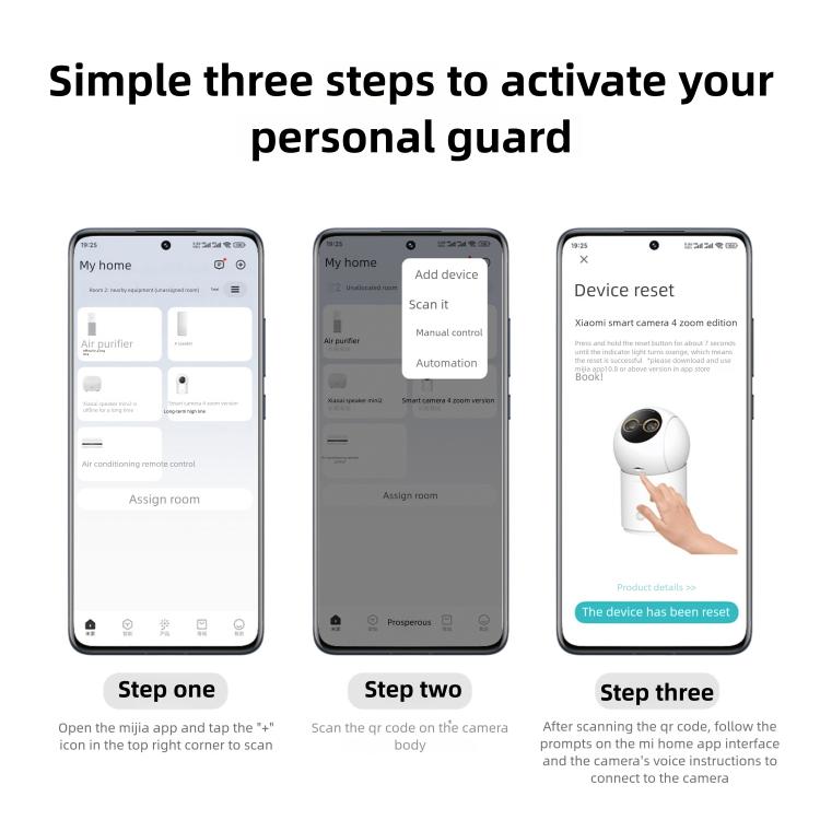Xiaomi Mijia Smart Camera 4 9X Zoom — AI Facial Recognition, Gesture Call, Two-Way Voice, Baby & Pet Monitor (US Plug, White) - Image 22