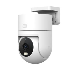 Xiaomi Outdoor Camera 4C — 5MP 3K Full-Color Night Vision, Human Tracking, Sound & Light Alarm, Voice Call (US Plug, White)