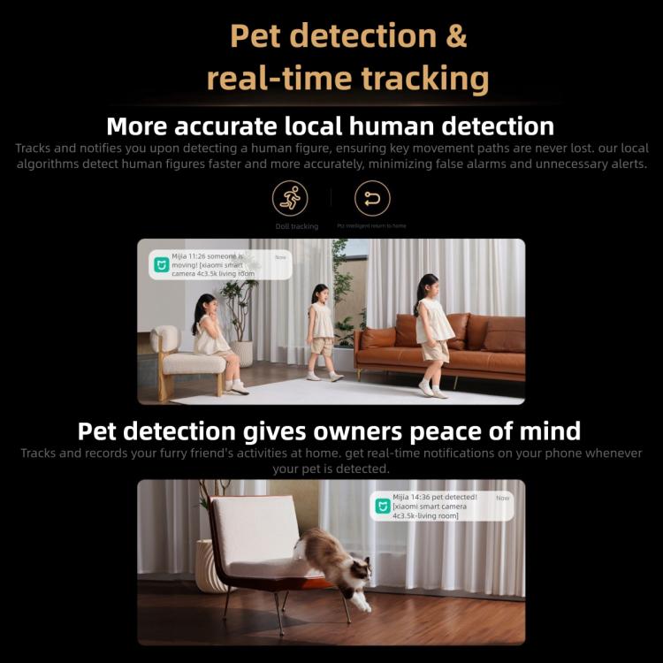Xiaomi Smart Camera 4C — 6MP 3.5K Full-Color Night Vision, AI Detection, WiFi 6 Home Security (White) - Image 6