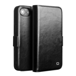 QIALINO Classic 103 Buckle Genuine Leather Phone Case, For iPhone 17e / 16e, For iPhone 17 Pro Max, For iPhone 17 Pro, For iPhone 17, For iPhone Air, For iPhone 15 Pro Max, For iPhone 15 Pro, For iPhone 15 Plus, For iPhone 15