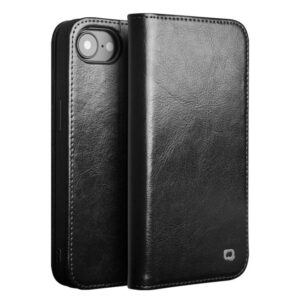 QIALINO Classic Genuine Leather Phone Case, For iPhone 16e / 17e, For iPhone 17 Pro Max, For iPhone 17 Pro, For iPhone 17, For iPhone Air, For iPhone 16 Pro Max, For iPhone 16 Pro, For iPhone 16 Plus, For iPhone 16, For iPhone 15 Pro Max...