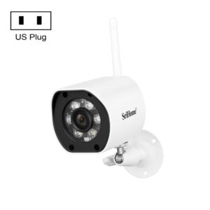 SriHome SH034 5.0MP Mini Dual 2.4 / 5G WiFi Outdoor Waterproof Video Surveillance Color Night Vision Security CCTV Cam, US Plug, UK Plug, AU Plug