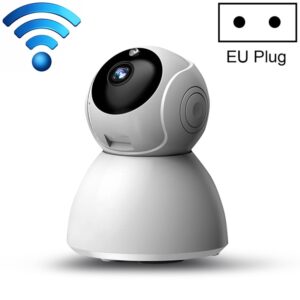V380 720P HD Wireless IP Security Camera — 1.0MP Smart Home Camera with Night Vision, Motion Detection, and APP Control (UK Plug)
