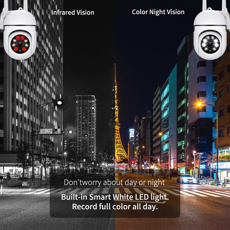 A7 1080P HD Wireless WiFi Smart Surveillance Camera Support Night Vision / Two Way Audio, without Memory, with 16G Memory, with 32G Memory - Image 5