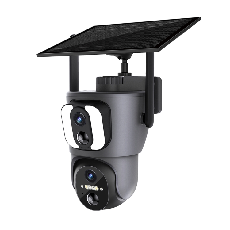 ESCAM QF390 2x2MP Binocular Solar WiFi Camera Supports Two-way Voice & Alarm Recording, QF390 - Image 2