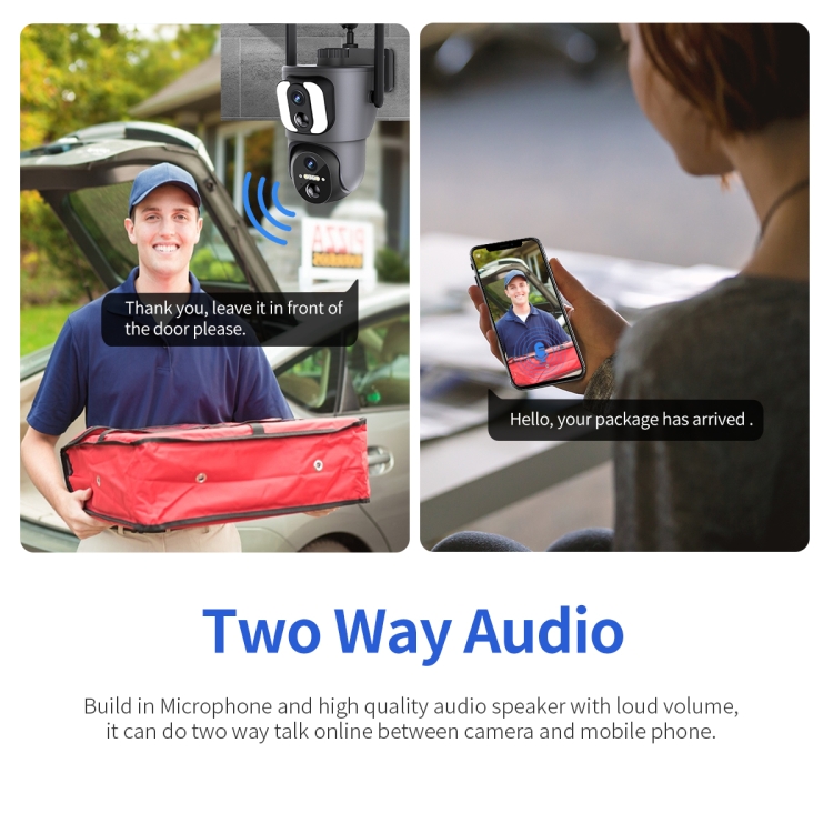 ESCAM QF390 2x2MP Binocular Solar WiFi Camera Supports Two-way Voice & Alarm Recording, QF390 - Image 8