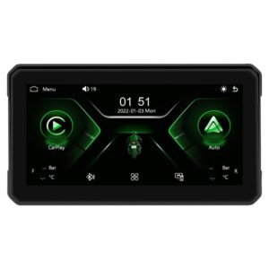 6 inch Motorcycle Wireless CarPlay and Android Auto Display Screen Navigator, A4126