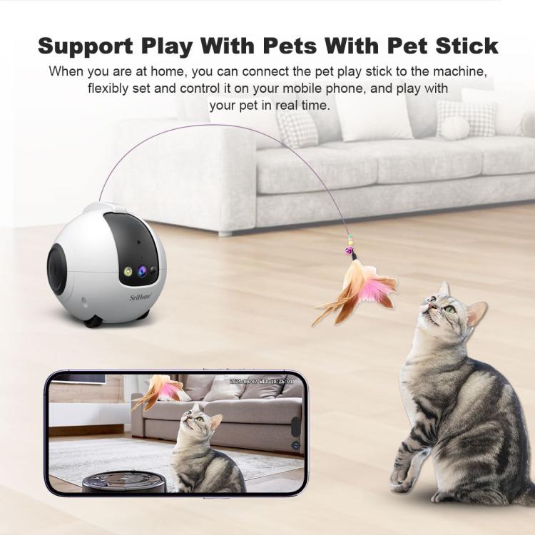 SriHome DH013 Plus 4MP Smart Pet Robot Camera with Auto-Charging Dock, US Plug, UK Plug, EU Plug, AU Plug - Image 13