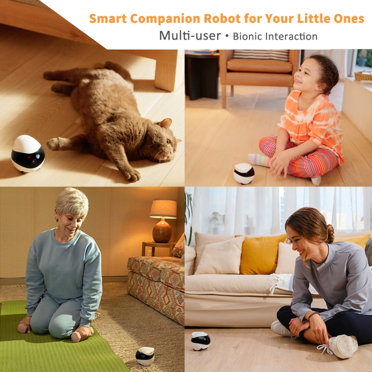 EBO SE 1080P HD Smart Home Companion Robot Remote Monitoring Camera, Support Infrared Night Vision & Two-way Voice & TF Card, US Plug - Image 8