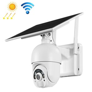 T22 1080P Full HD Solar Powered Wi-Fi Security Camera — Wire-Free Outdoor Smart Home Camera with PIR Motion Alarm, Night Vision, and Two-Way Audio
